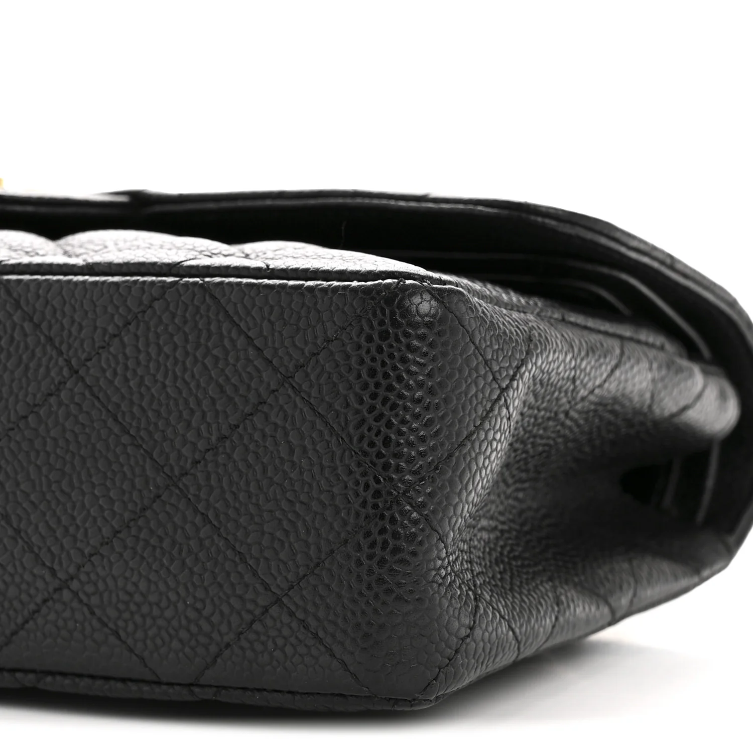 Caviar Quilted Small Double Flap Black - Image 10