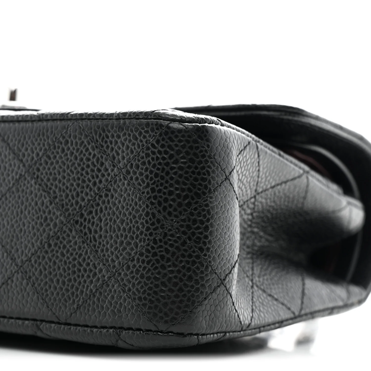 Caviar Quilted Small Double Flap Black - Image 10