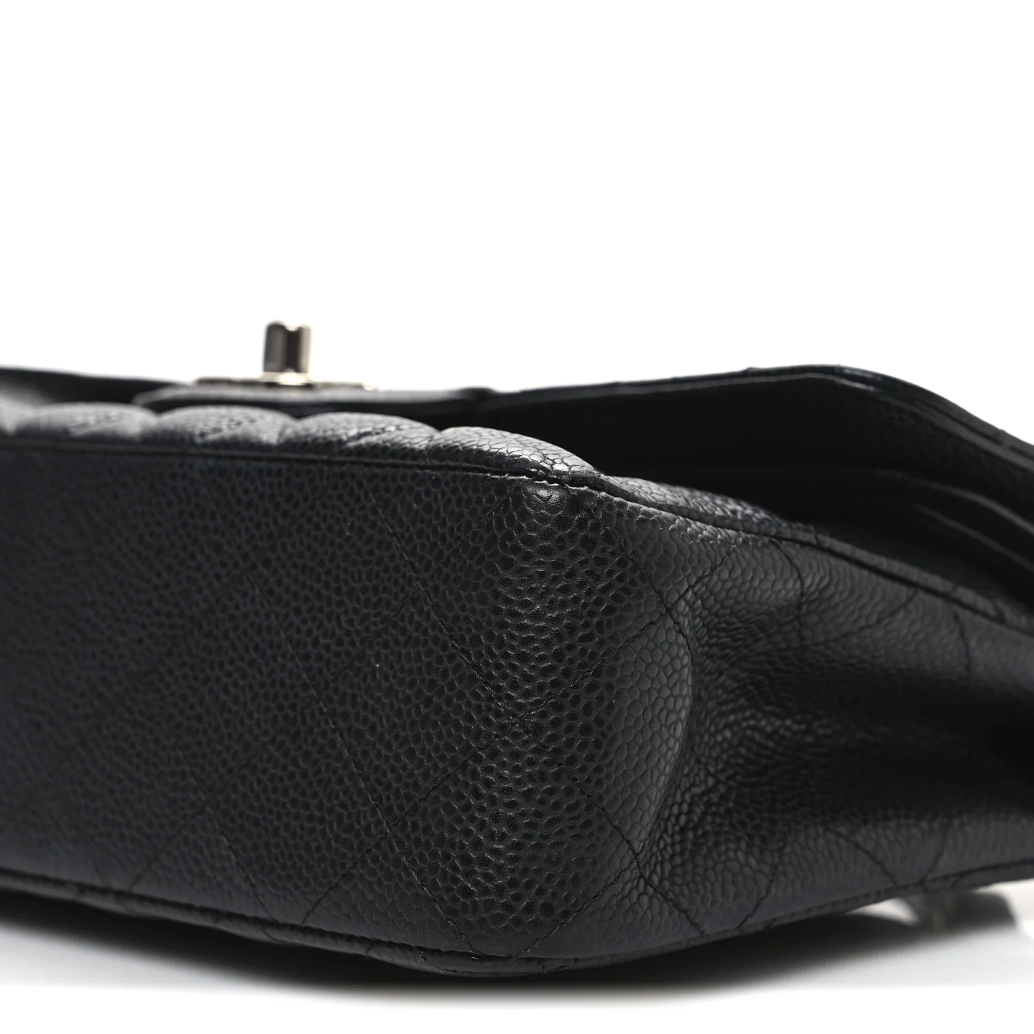 Caviar Quilted Small Double Flap Black - Image 10