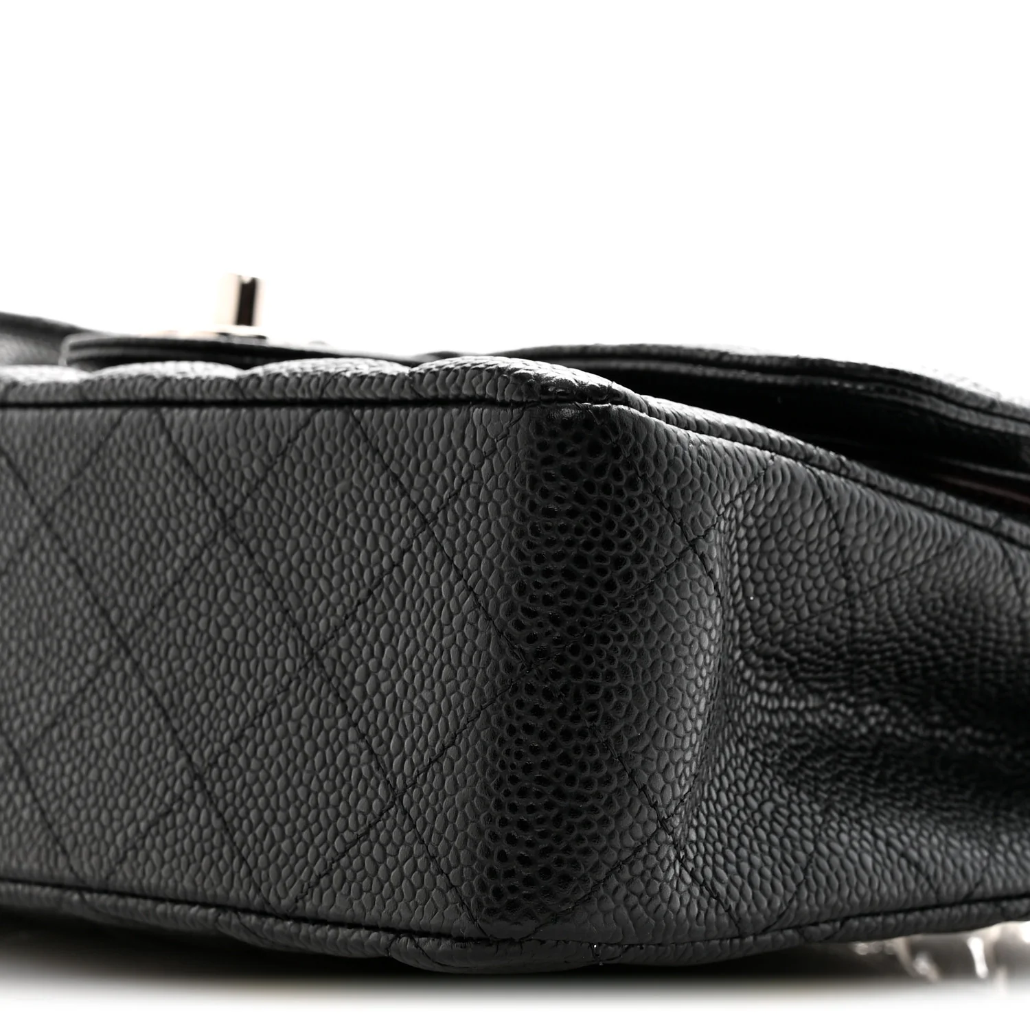 Caviar Quilted Small Double Flap Black - Image 10