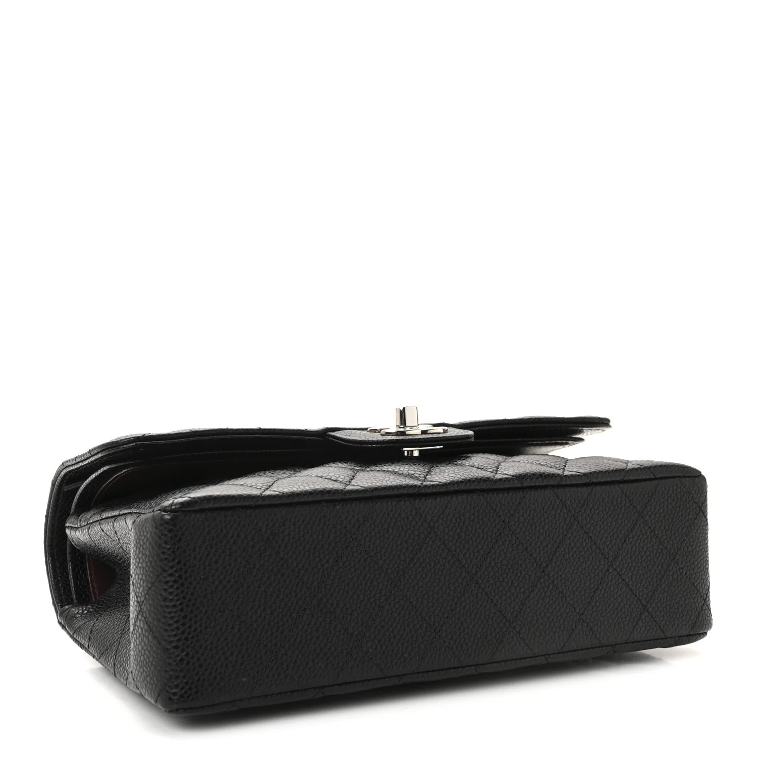 Caviar Quilted Small Double Flap Black - Image 4
