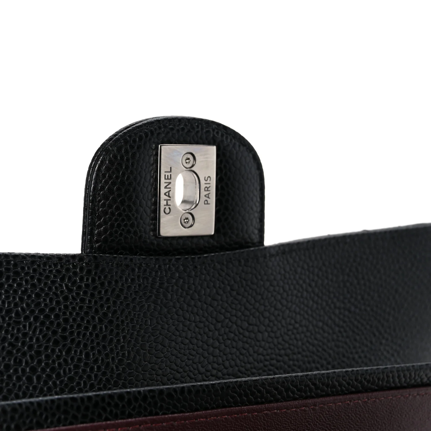 Caviar Quilted Small Double Flap Black - Image 7