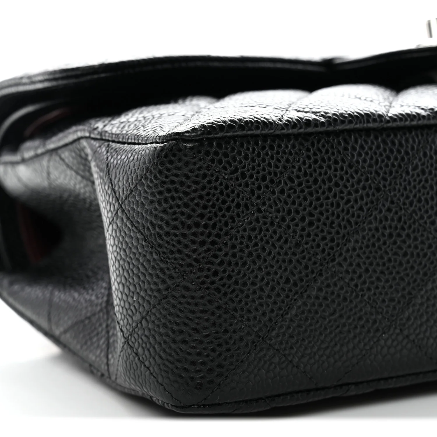 Caviar Quilted Small Double Flap Black - Image 24