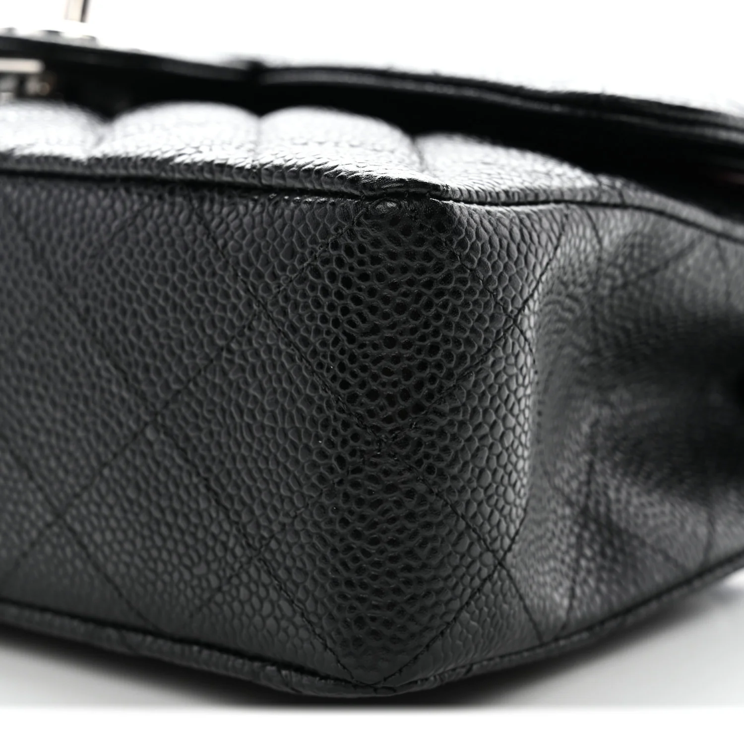 Caviar Quilted Small Double Flap Black - Image 28