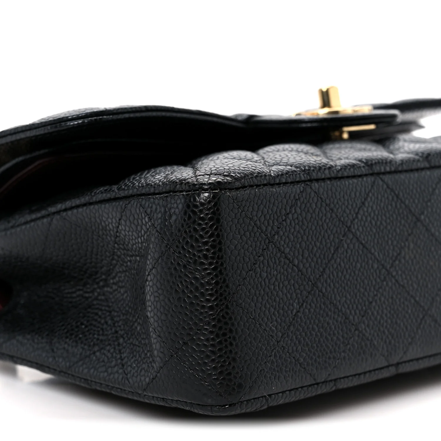 Caviar Quilted Small Double Flap Black - Image 10