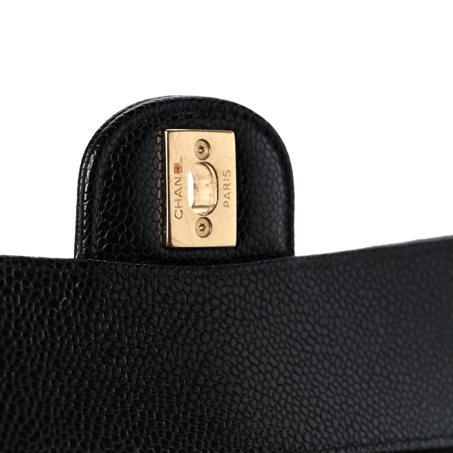 Caviar Quilted Small Double Flap Black - Image 7