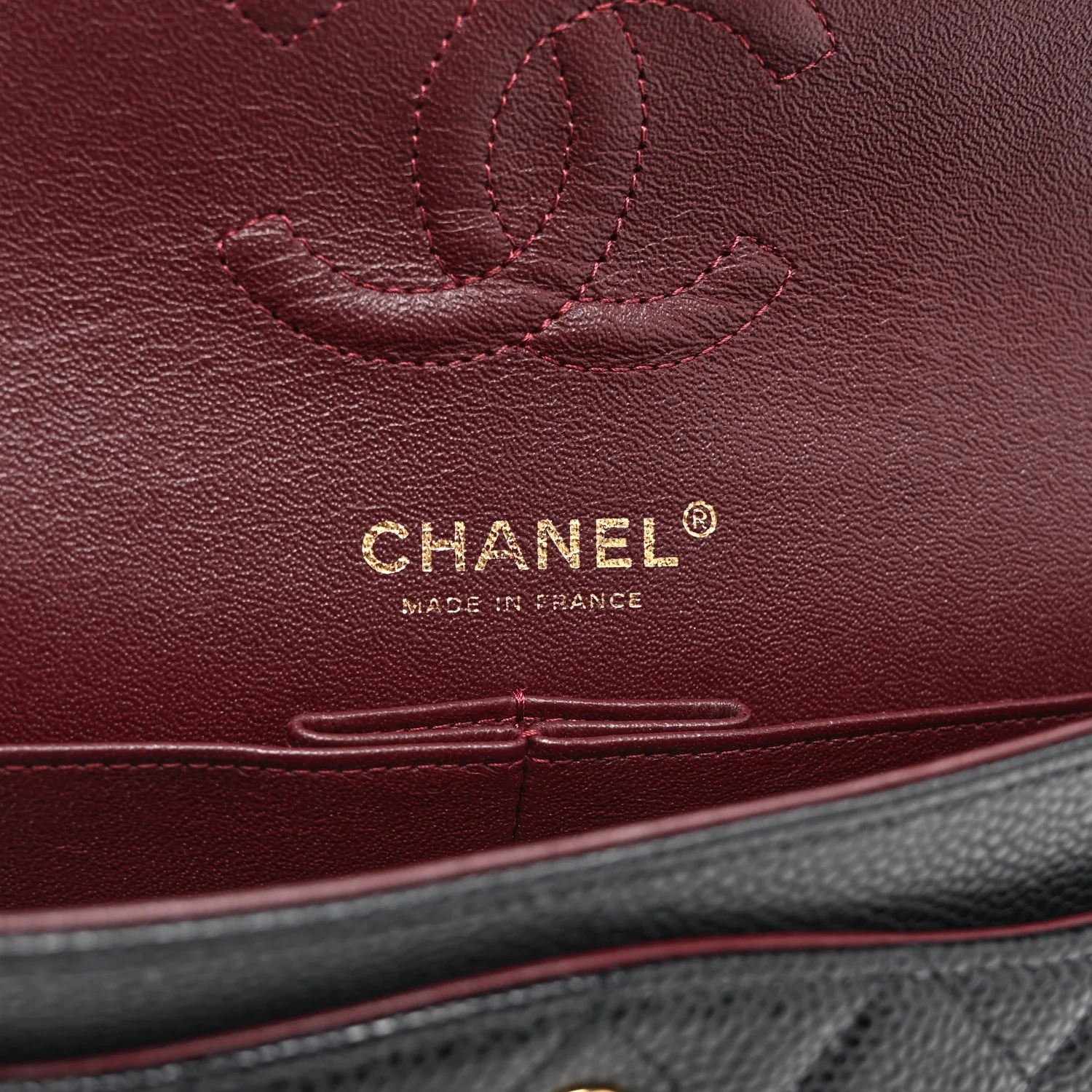 Caviar Quilted Small Double Flap Black - Image 6