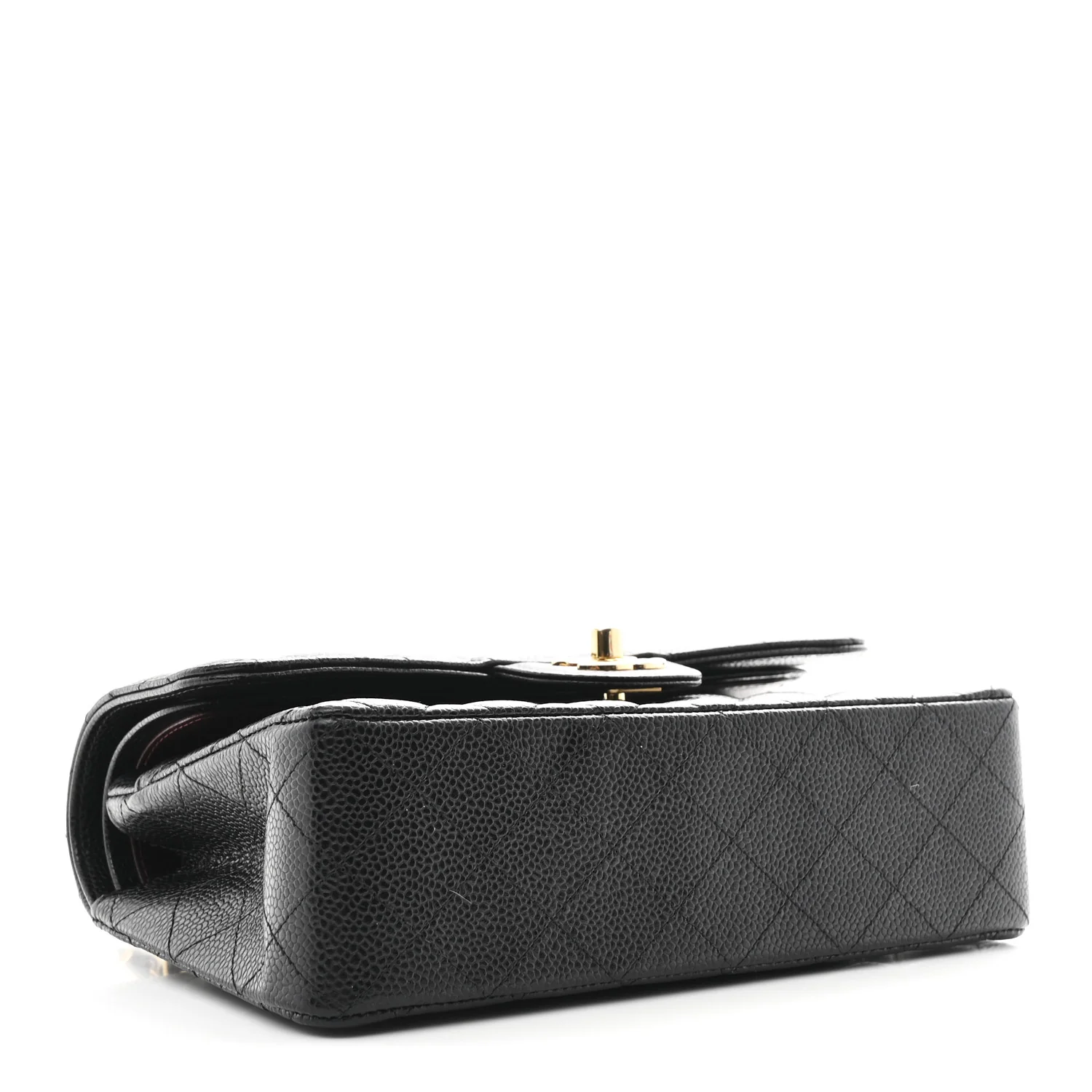 Caviar Quilted Small Double Flap Black - Image 4