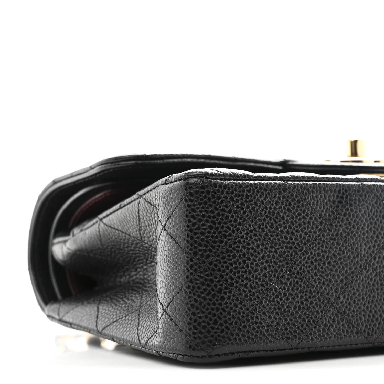 Caviar Quilted Small Double Flap Black - Image 9