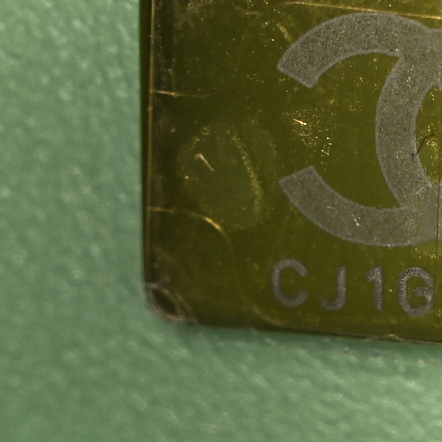 Caviar Quilted Small Double Flap Light Green - Image 8