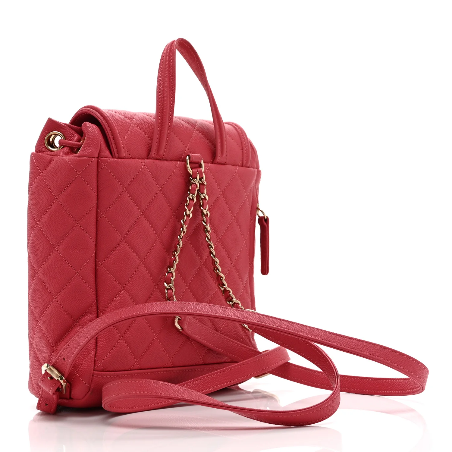Caviar Quilted Small Filigree Backpack Pink - Image 3