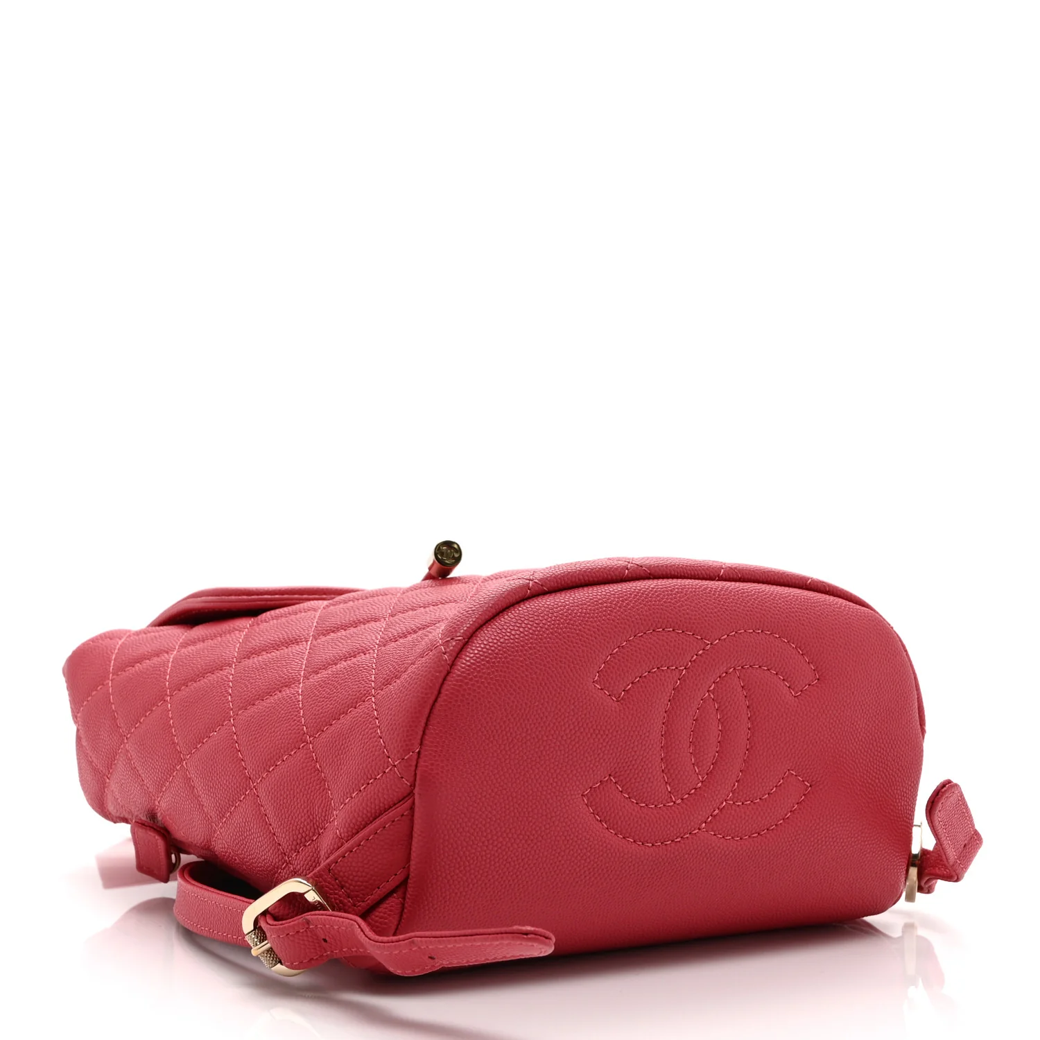 Caviar Quilted Small Filigree Backpack Pink - Image 4