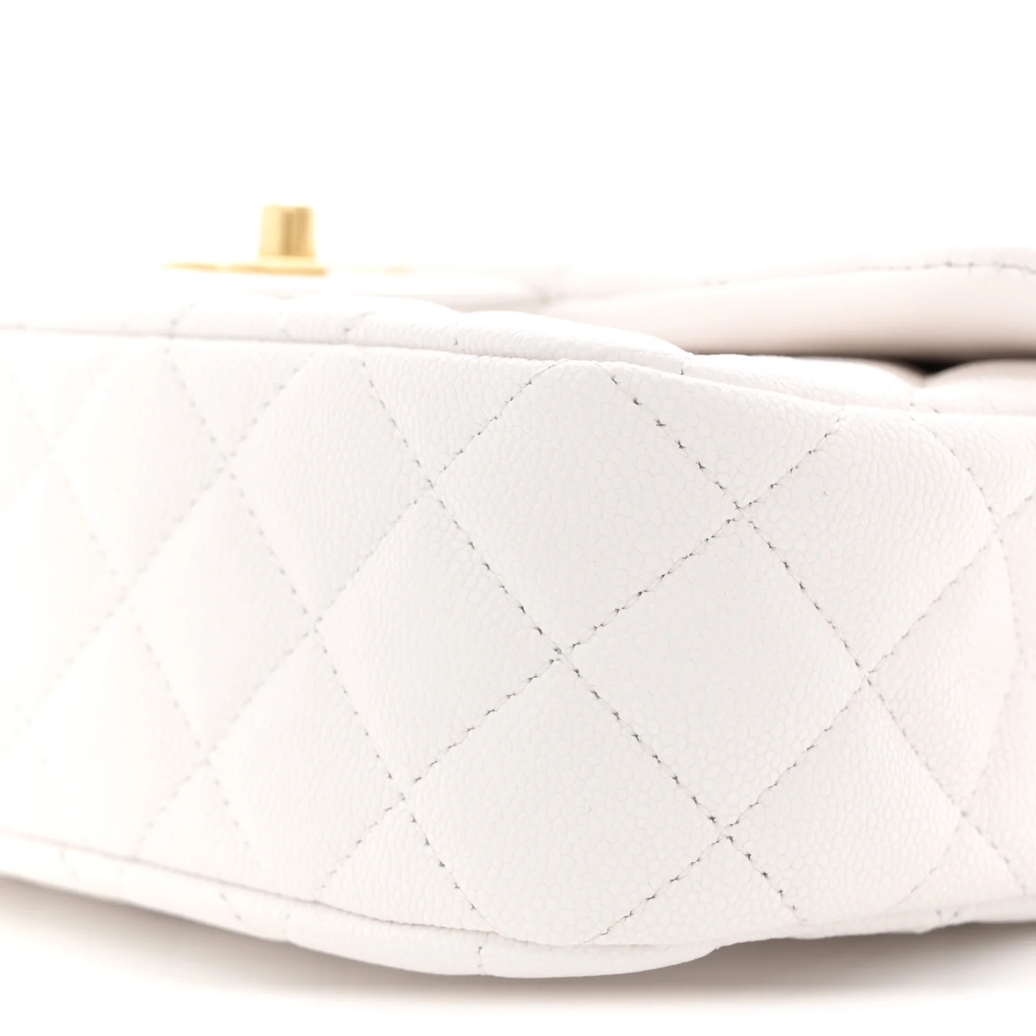 Caviar Quilted Small Handy CC Flap White - Image 19