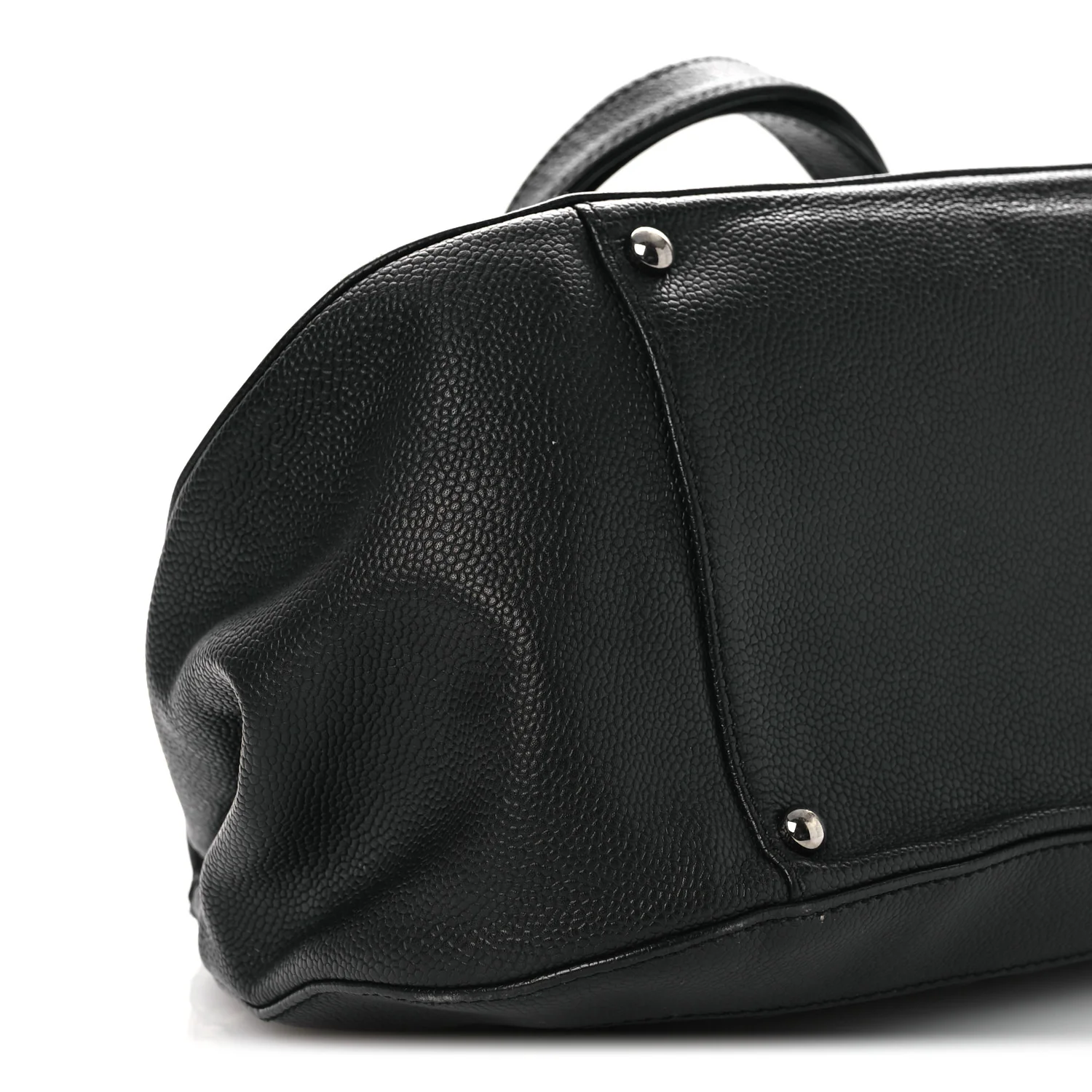 Caviar Quilted Small Mademoiselle Flap Bag Black - Image 9