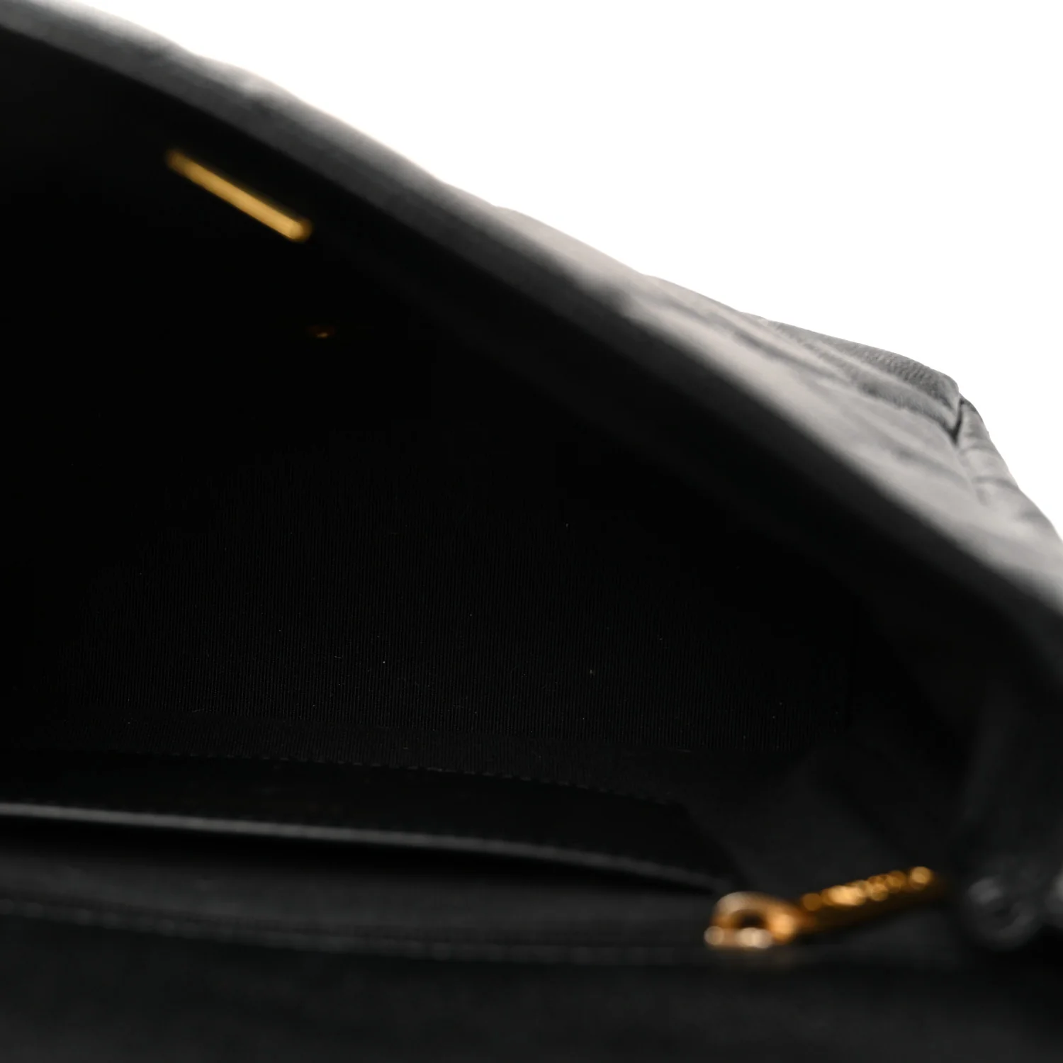 Caviar Quilted Small Top Handle Flap Black - Image 5