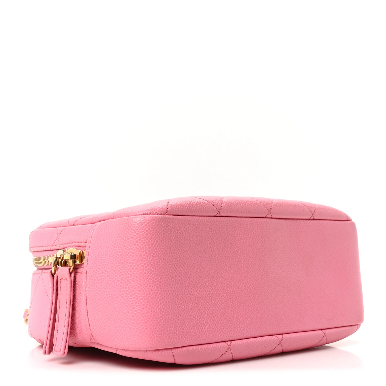 Caviar Quilted Small Top Handle Vanity Case Pink - Image 4