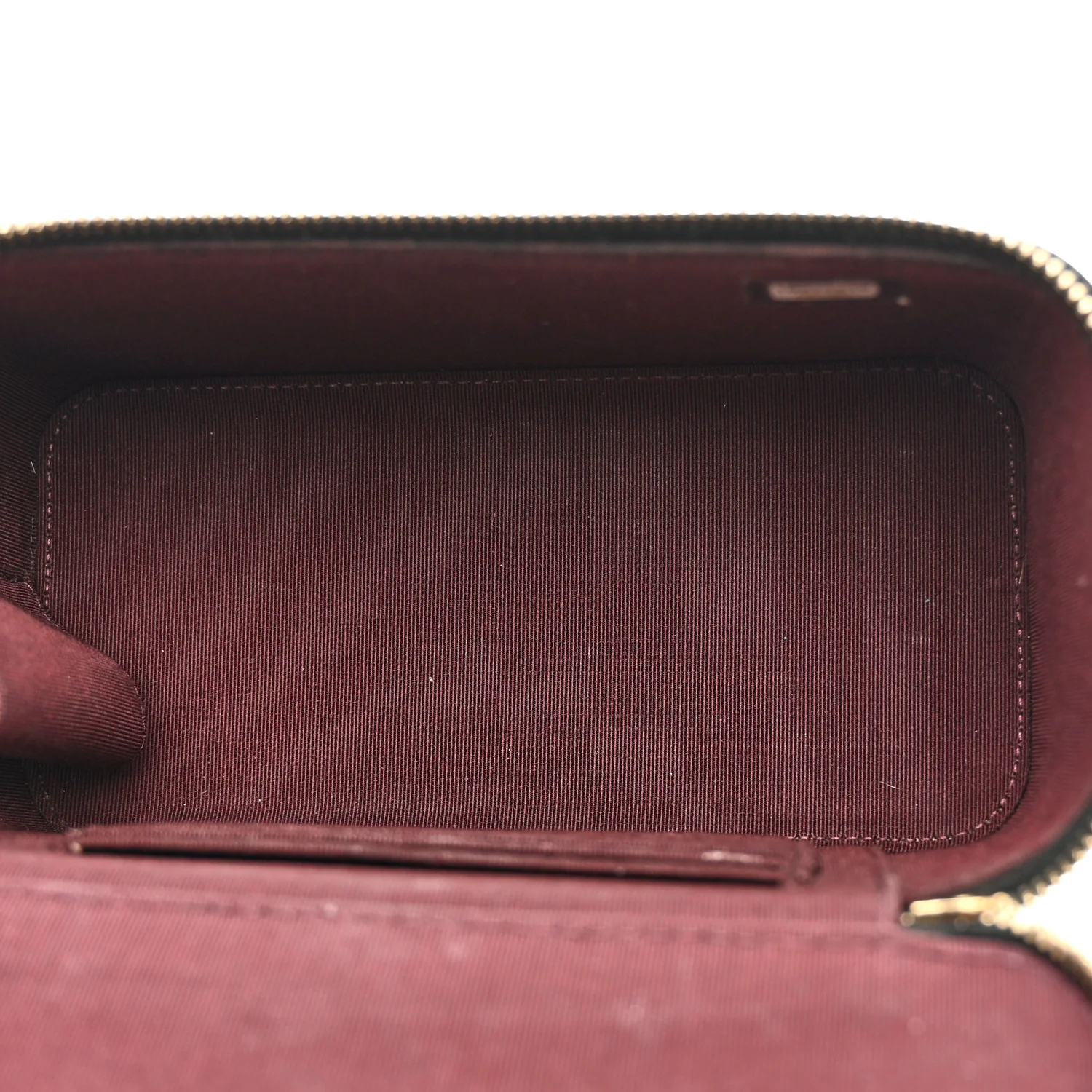 Caviar Quilted Small Vanity Case With Chain Black - Image 5