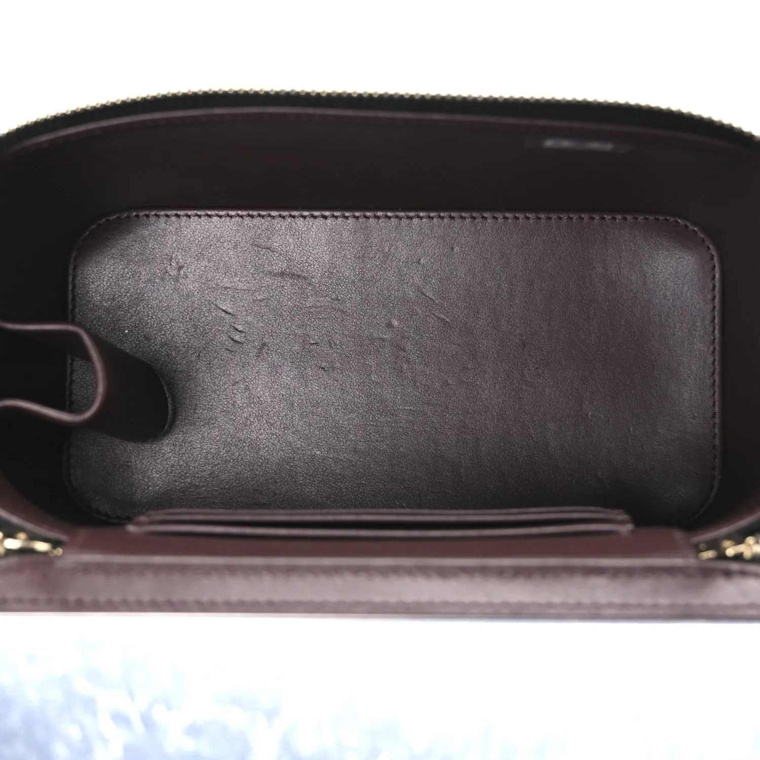 Caviar Quilted Small Vanity Case With Chain Black - Image 5