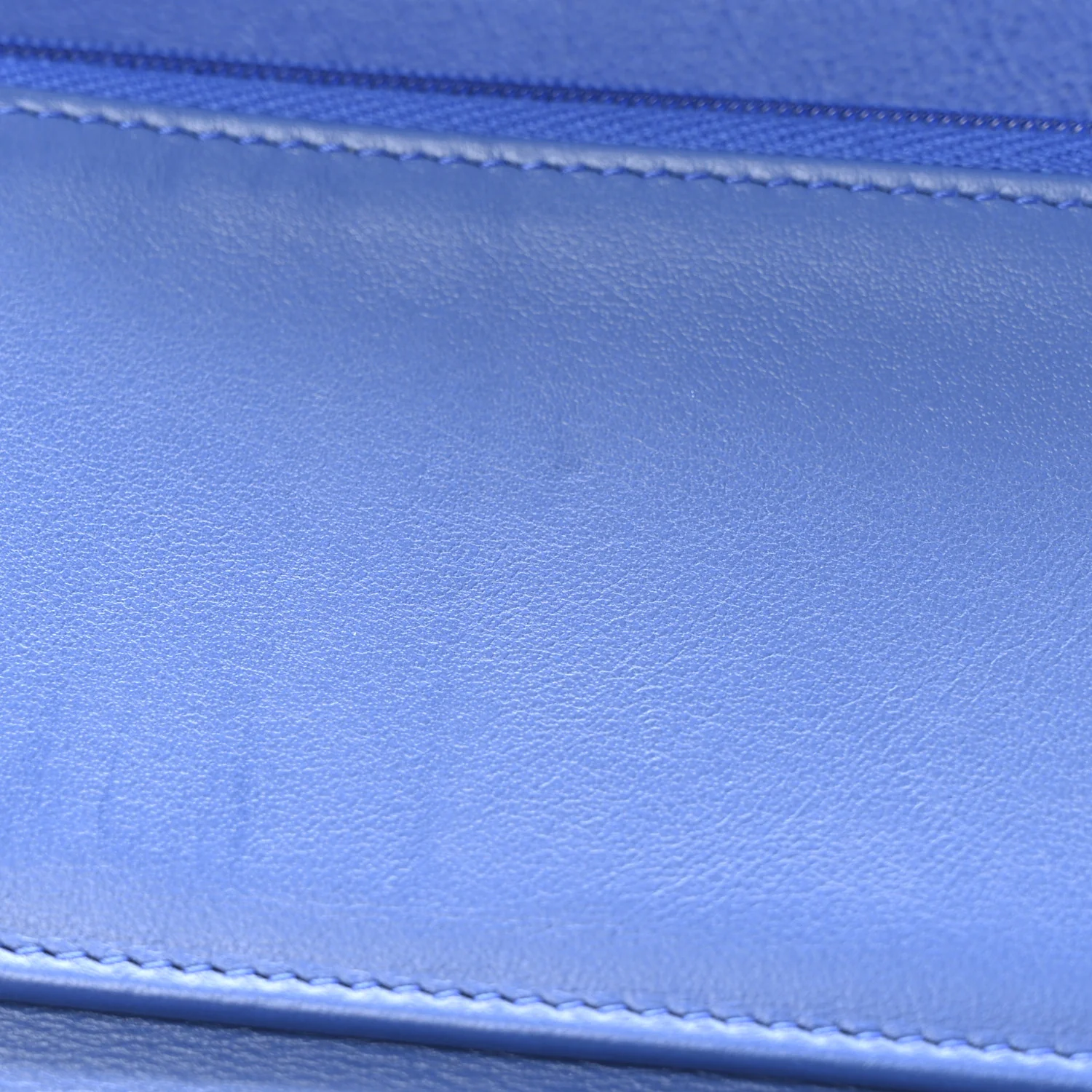 Caviar Quilted Studded CC Medium Flap Wallet Blue - Image 12