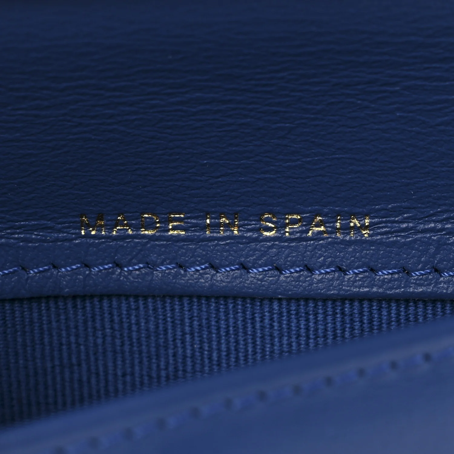 Caviar Quilted Studded CC Medium Flap Wallet Blue - Image 7