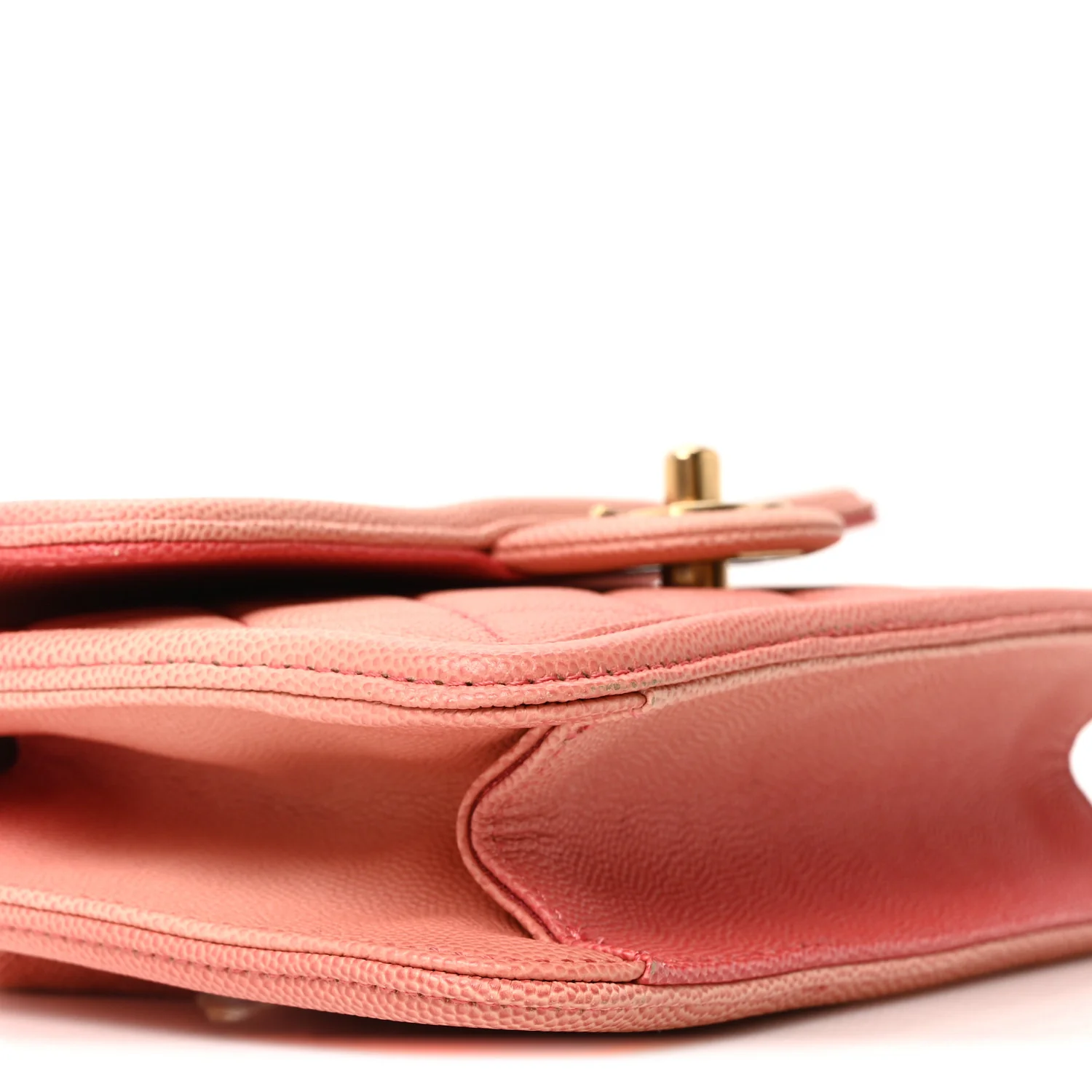 Caviar Quilted Sunset On The Sea Waist Bag Coral - Image 17