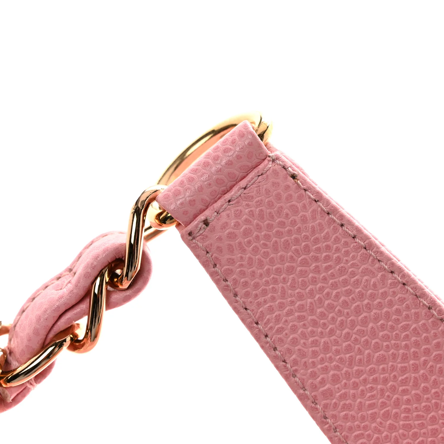 Caviar Quilted Timeless CC Shoulder Bag Pink - Image 12