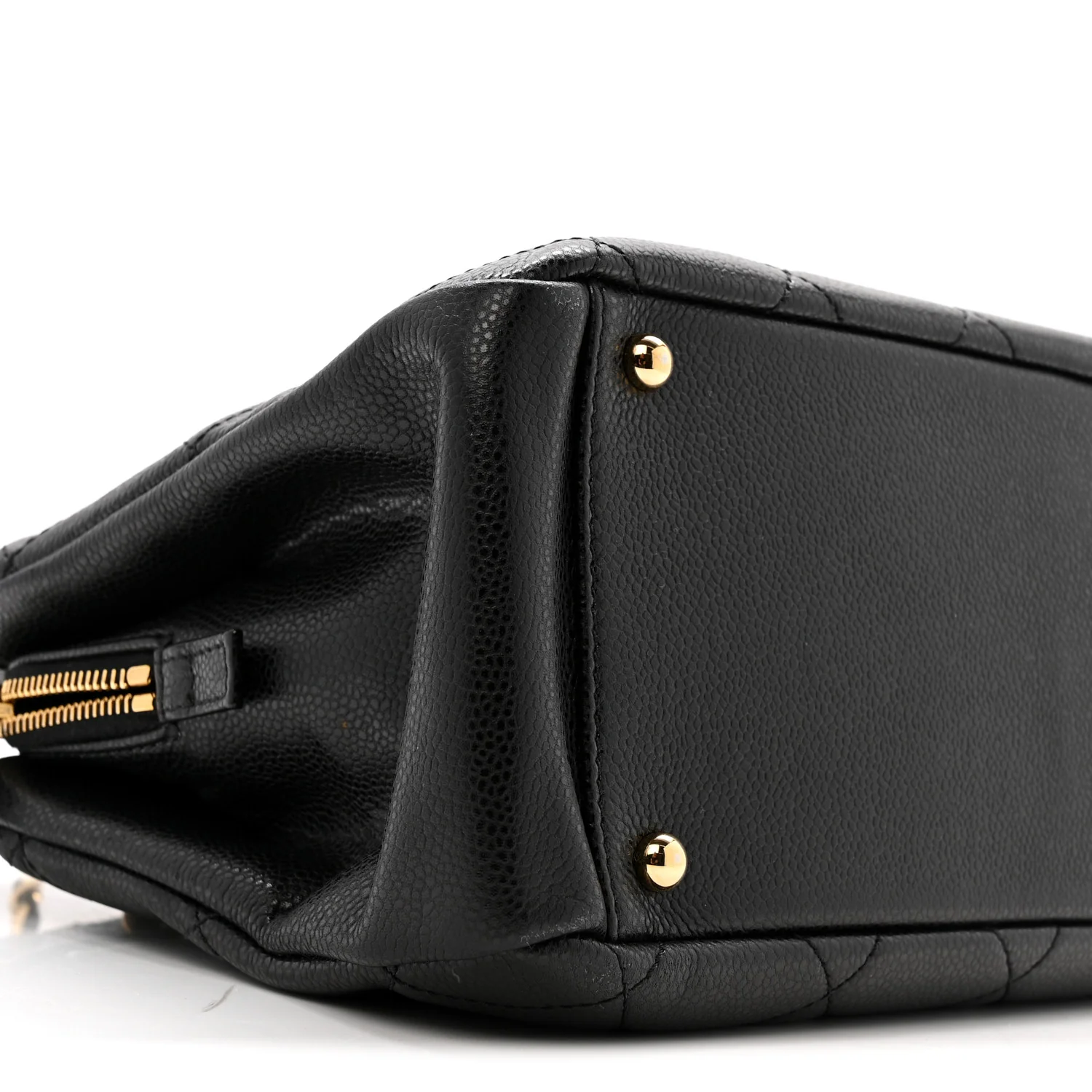 Caviar Quilted Timeless CC Soft Tote Black - Image 11