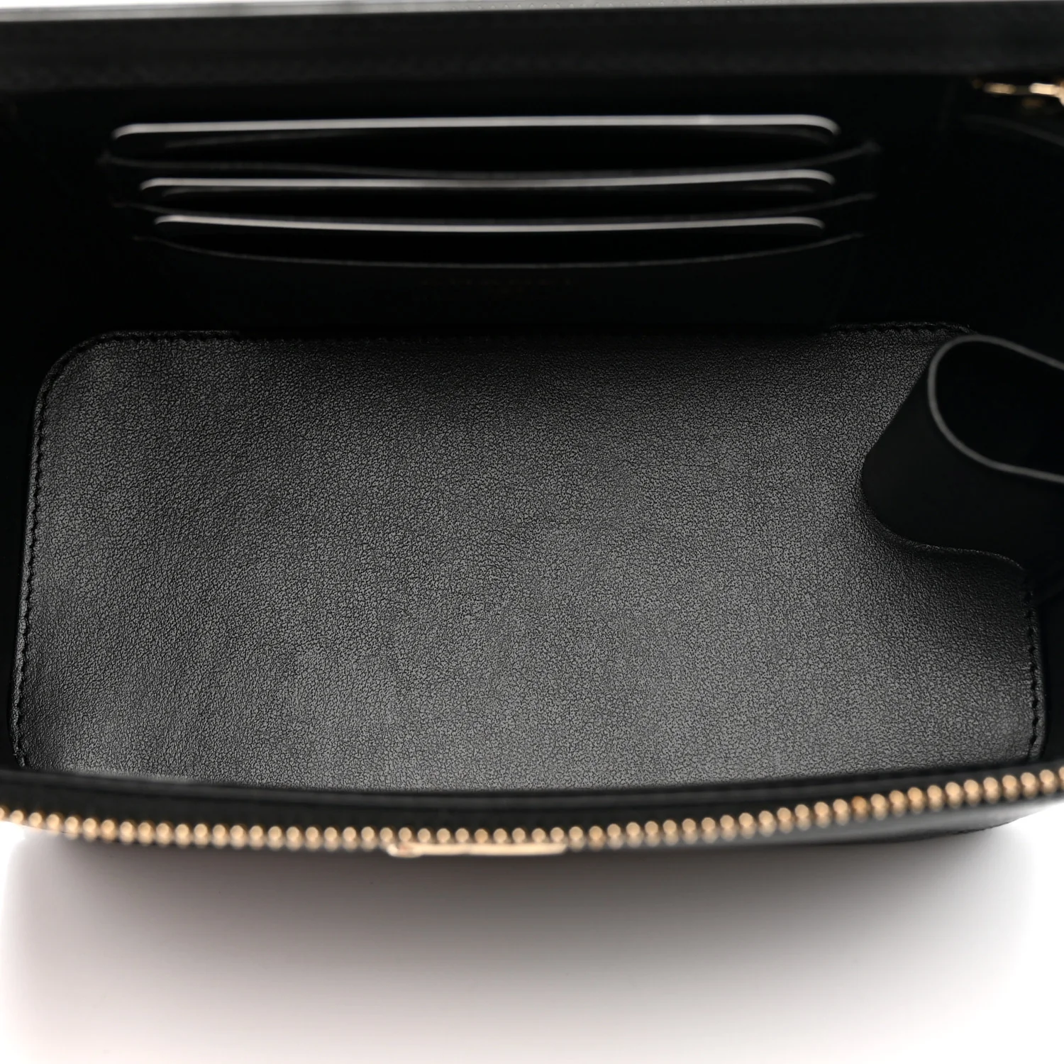 Caviar Quilted Top Handle Long Vanity Black - Image 6