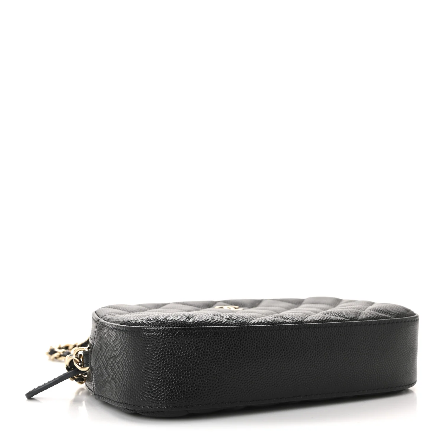 Caviar Quilted Vanity With Chain Black - Image 4