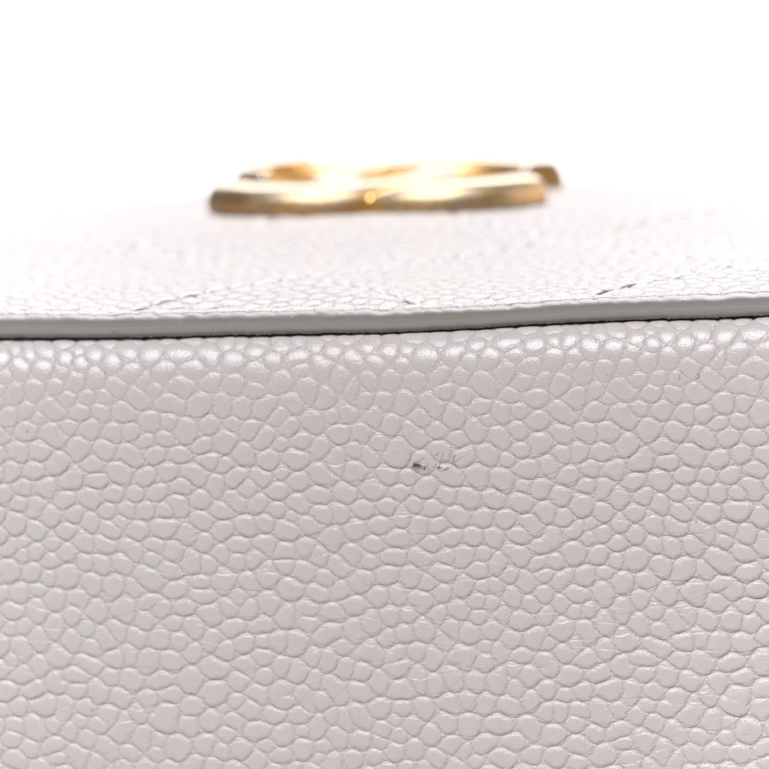 Caviar Quilted Waist Bag Grey - Image 11