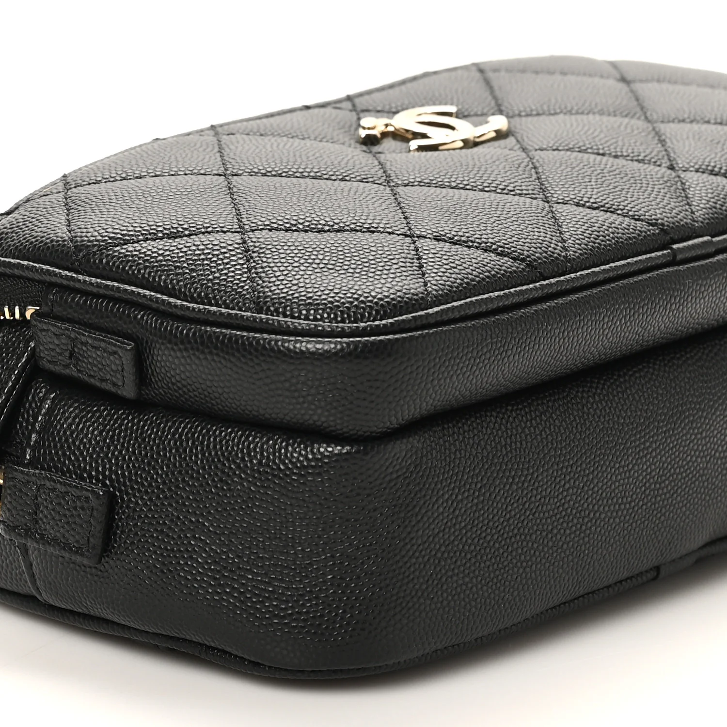 Caviar Quilted Waist Bag With Pouch Black - Image 11