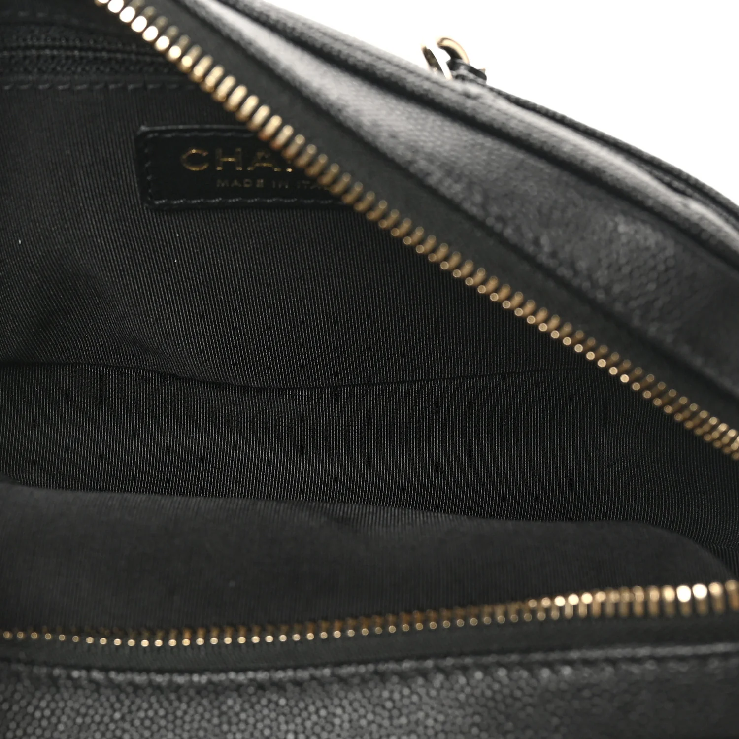 Caviar Quilted Waist Bag With Pouch Black - Image 6