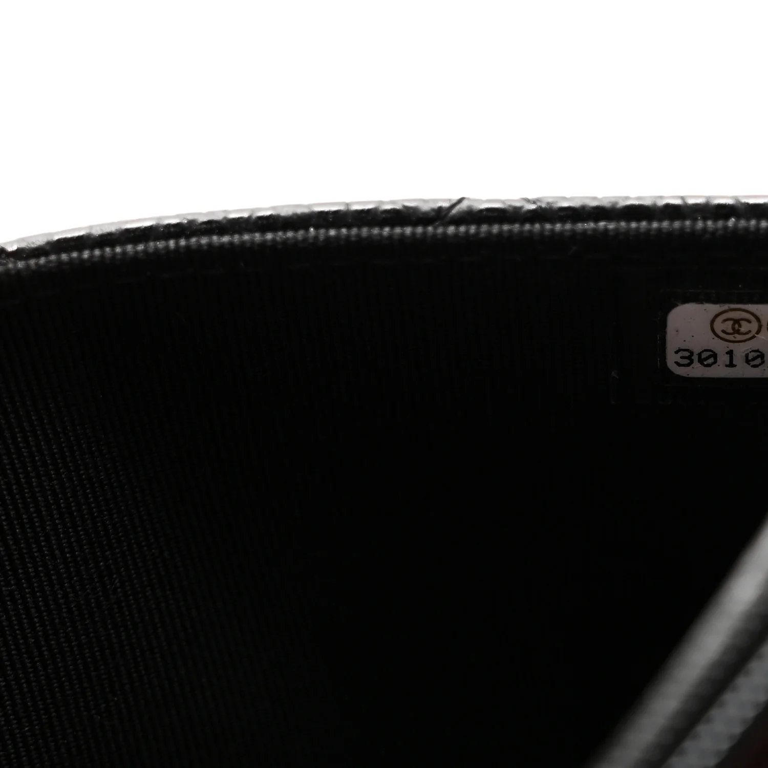 Caviar Quilted Wallet On Chain WOC Black - Image 8