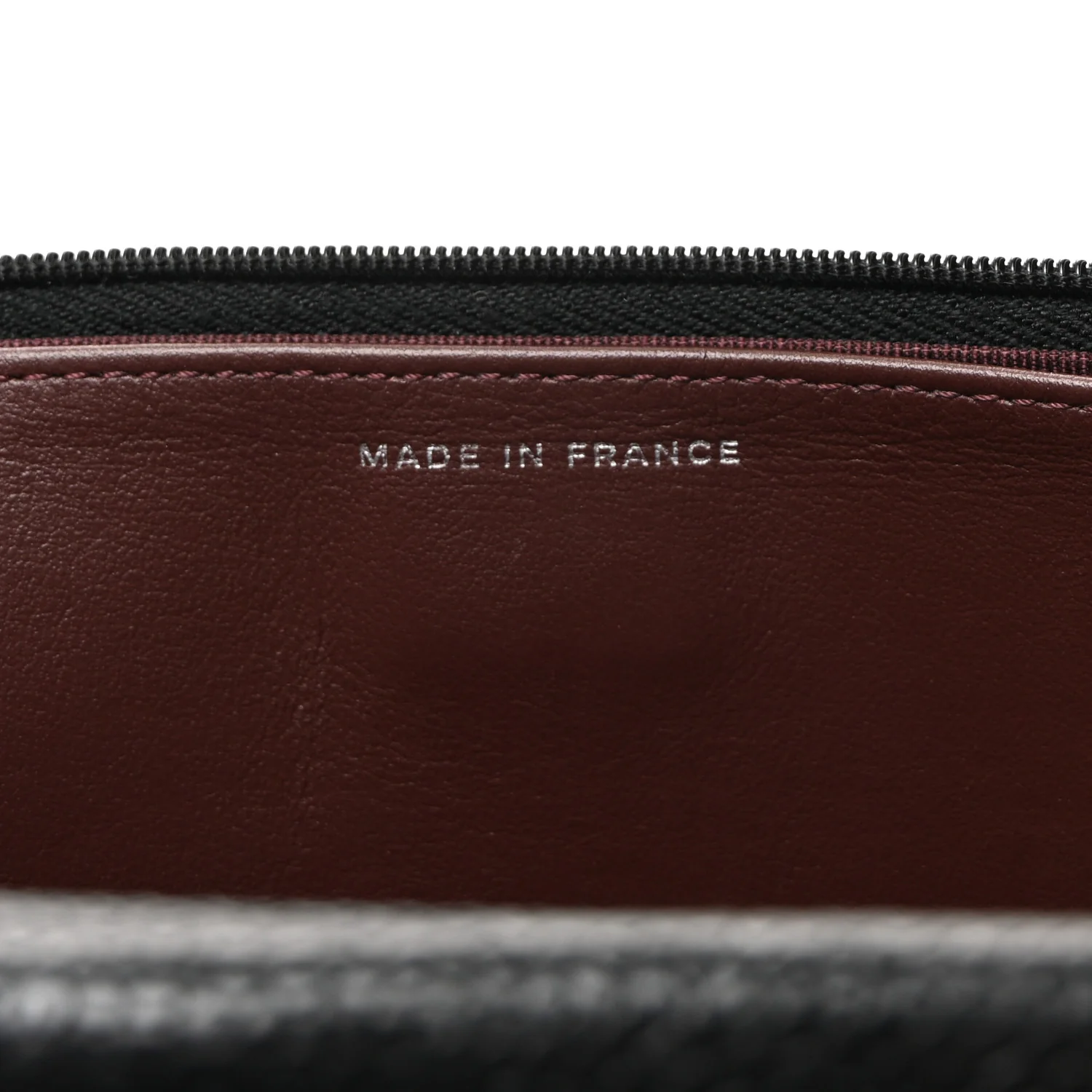 Caviar Quilted Wallet On Chain WOC Black - Image 7