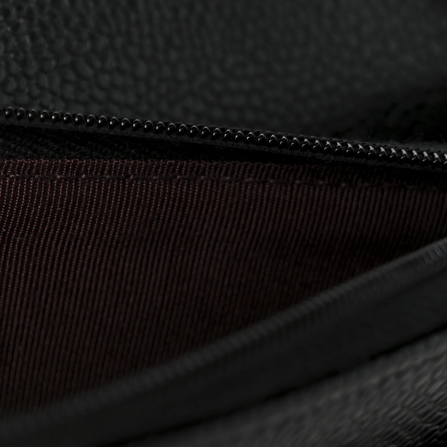 Caviar Quilted Wallet On Chain WOC Black - Image 8