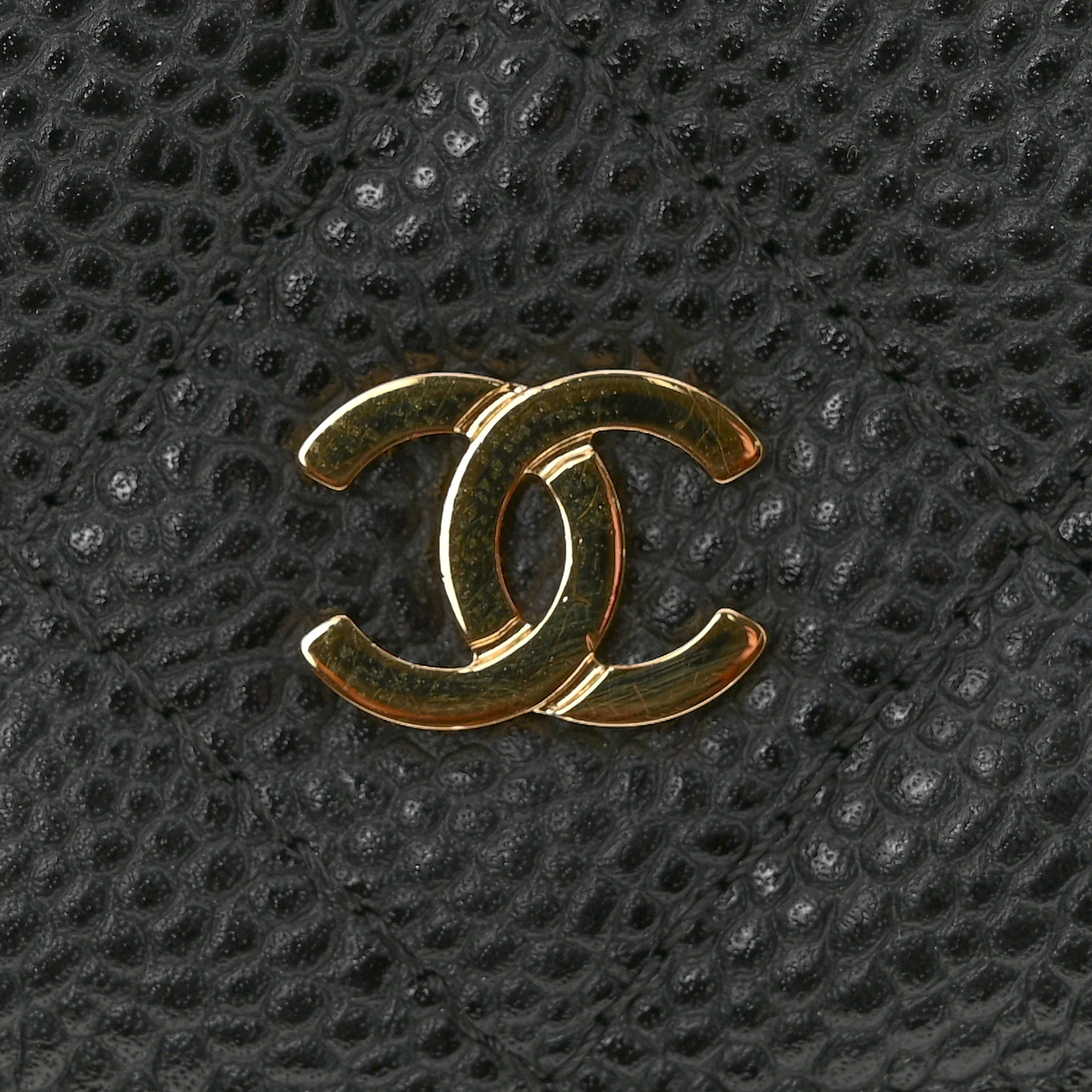 Caviar Quilted Wallet On Chain WOC Black - Image 12