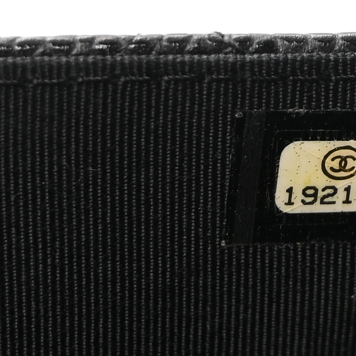 Caviar Quilted Wallet on Chain WOC Black - Image 14