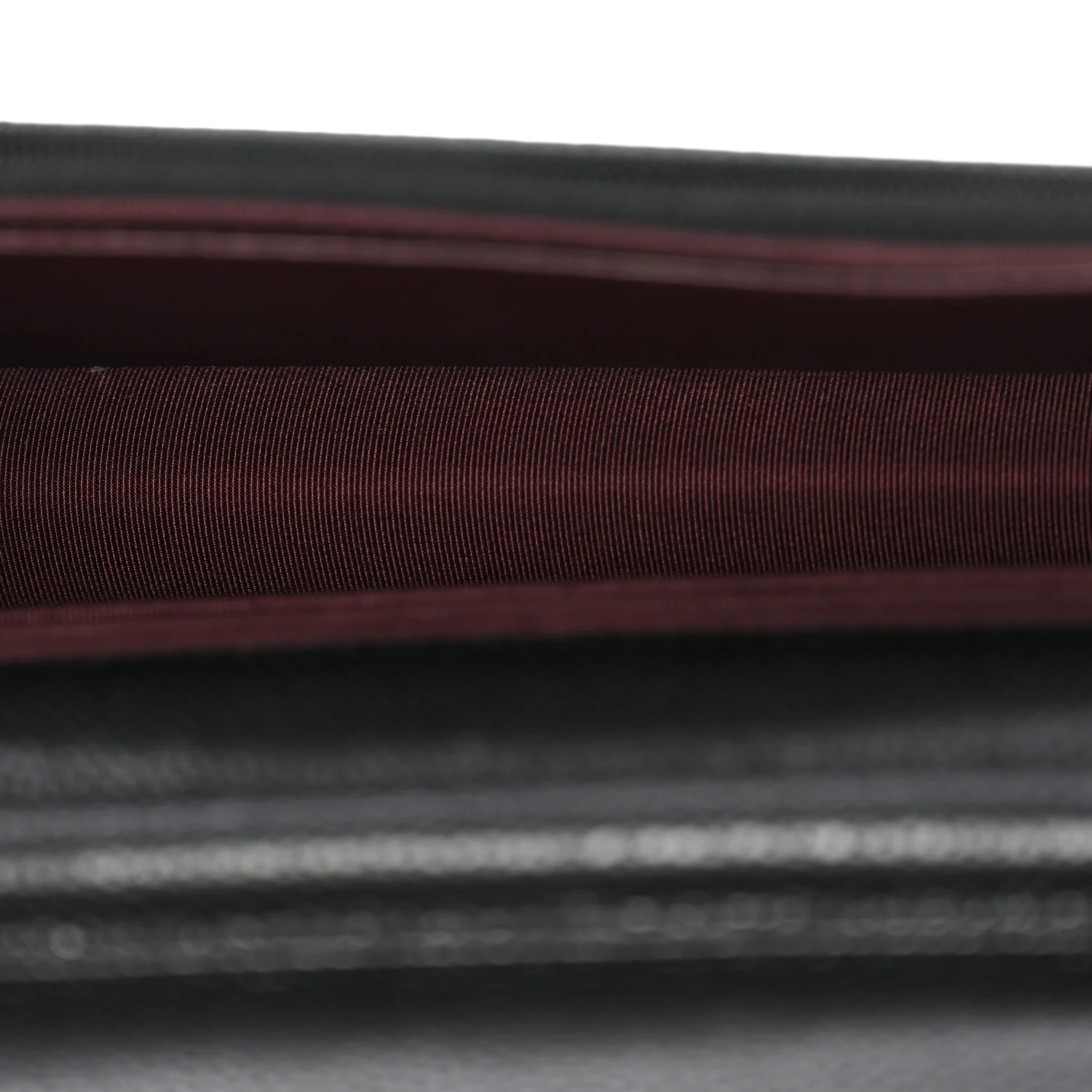 Caviar Quilted Wallet On Chain WOC Black - Image 5