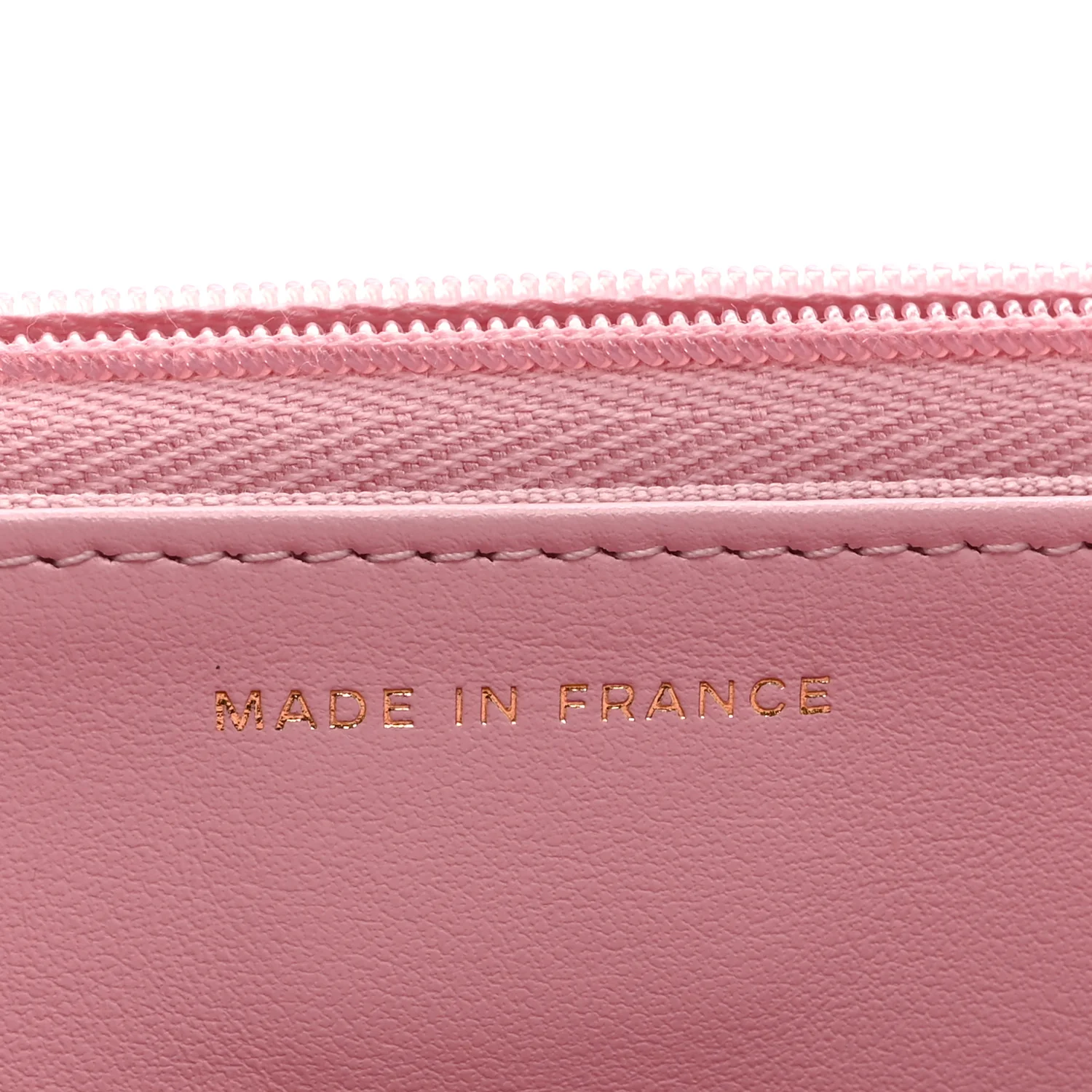 Caviar Quilted Wallet on Chain WOC Light Pink - Image 7