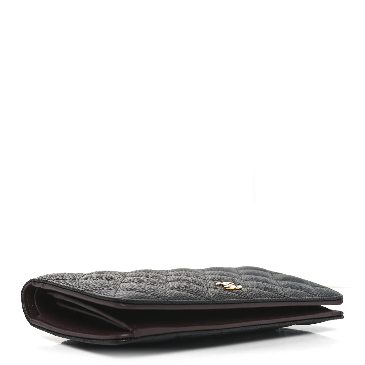 Caviar Quilted Yen Wallet Black - Image 4