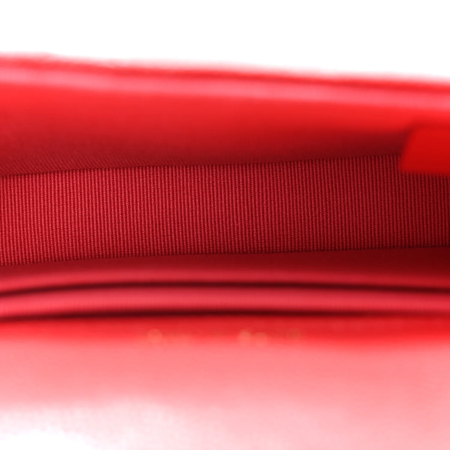 Caviar Quilted Yours Buttons Phone Holder With Chain Red - Image 5