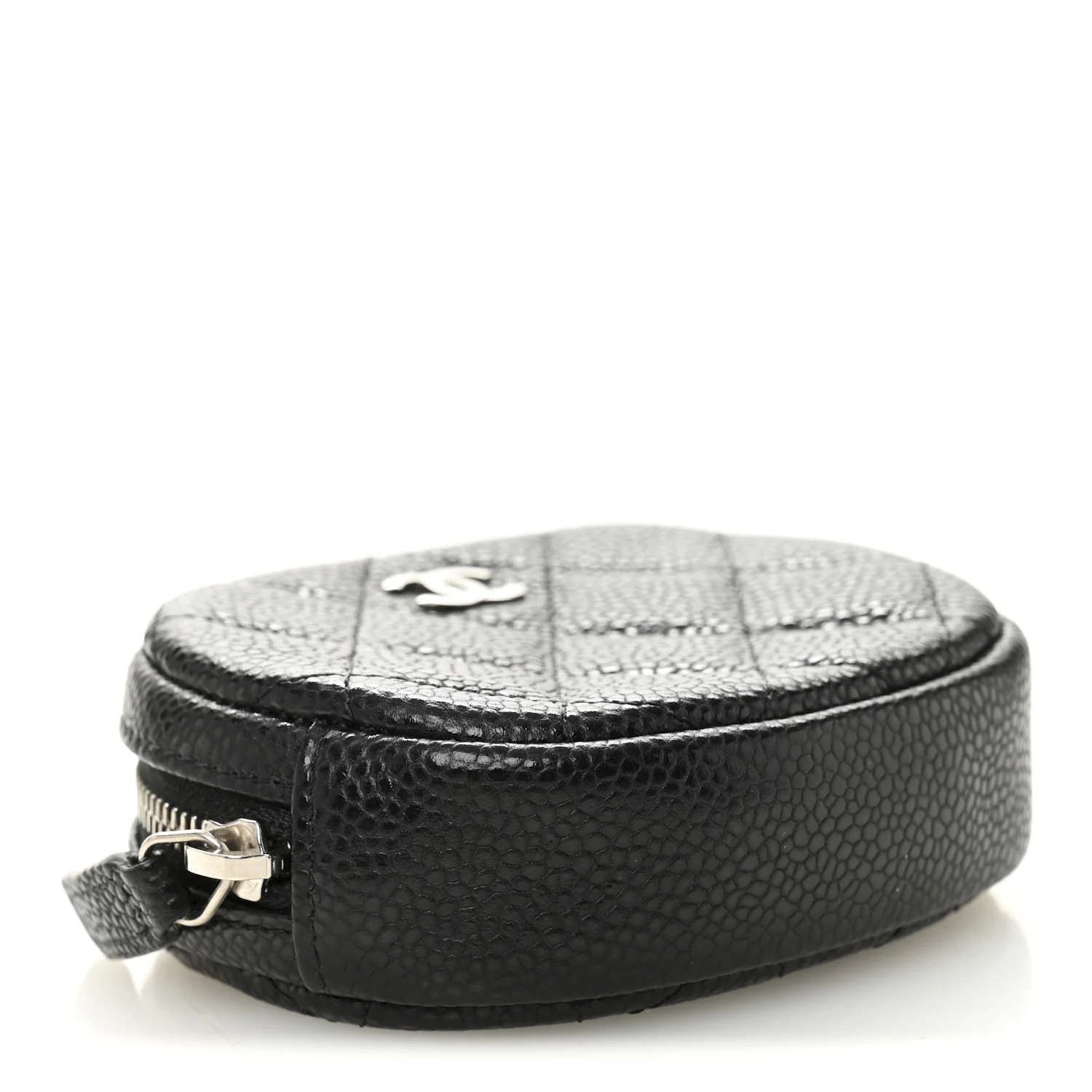 Caviar Quilted Zip Around Classic Coin Purse Black - Image 4