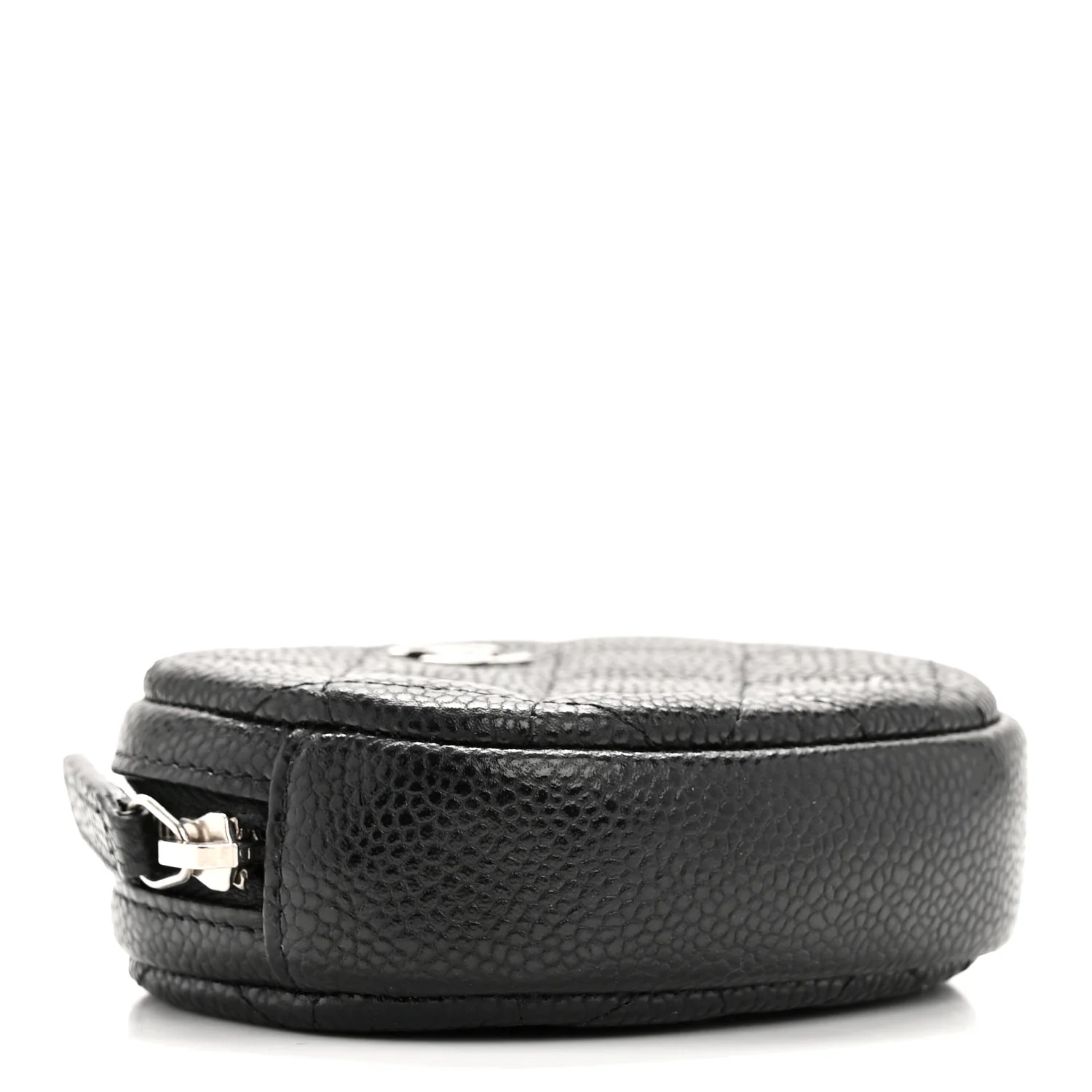Caviar Quilted Zip Around Classic Coin Purse Black - Image 4
