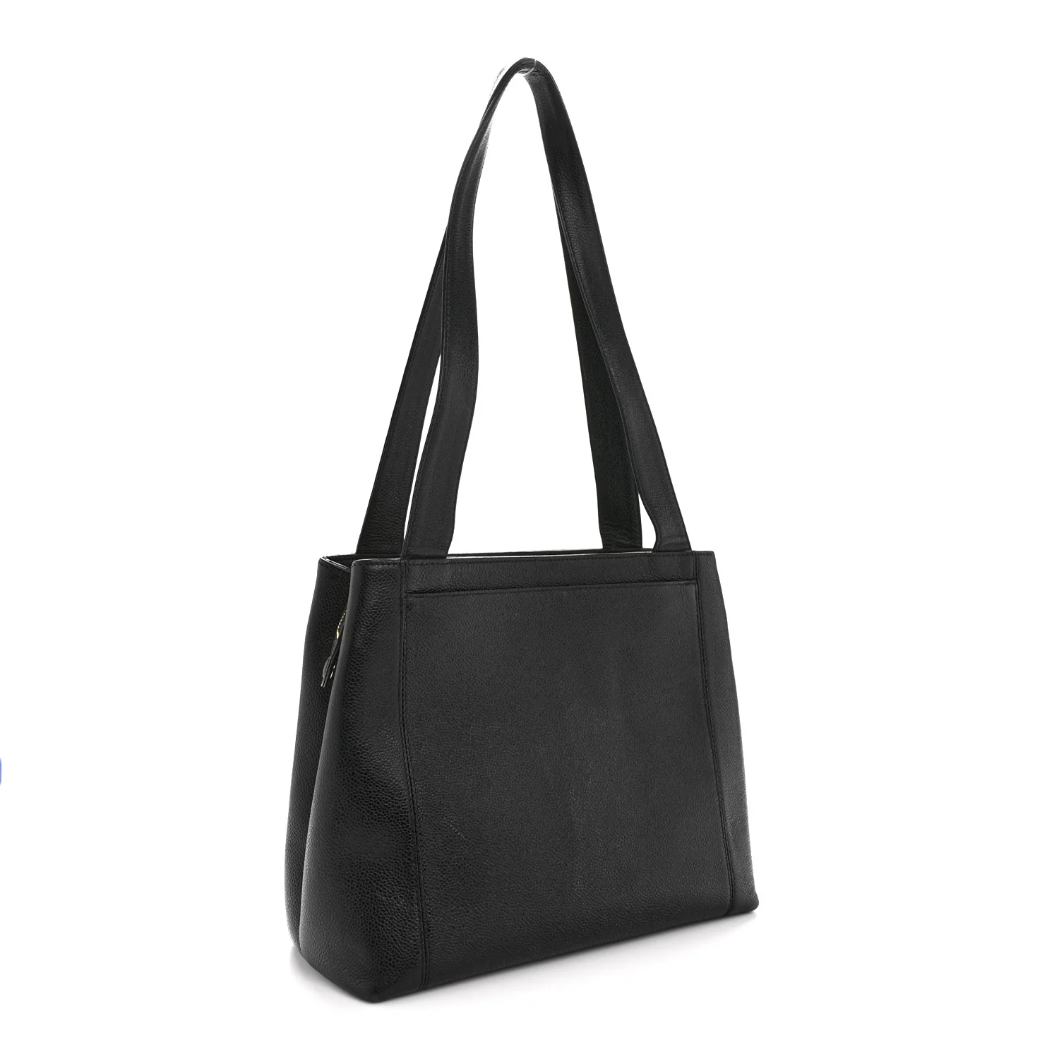 Caviar Shoulder Bag Black - Image 3