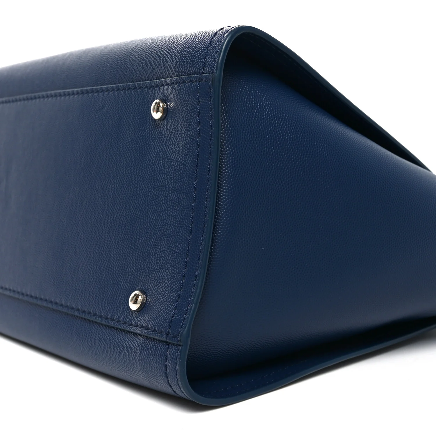 Caviar Small Studded Deauville Tote Navy - Image 10