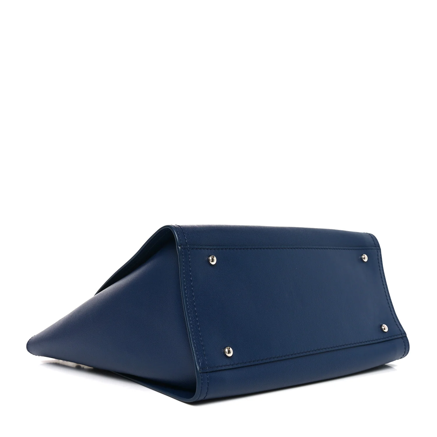 Caviar Small Studded Deauville Tote Navy - Image 4
