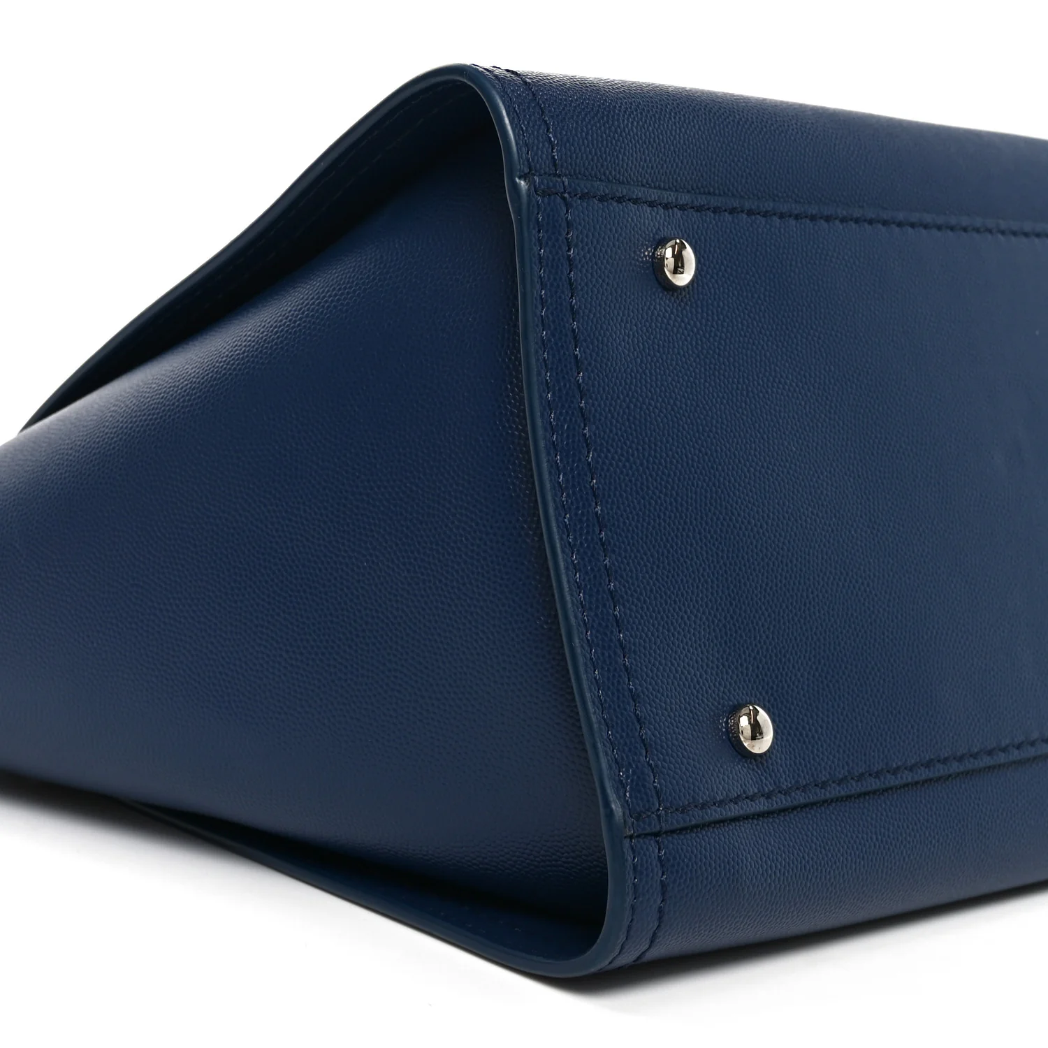 Caviar Small Studded Deauville Tote Navy - Image 9