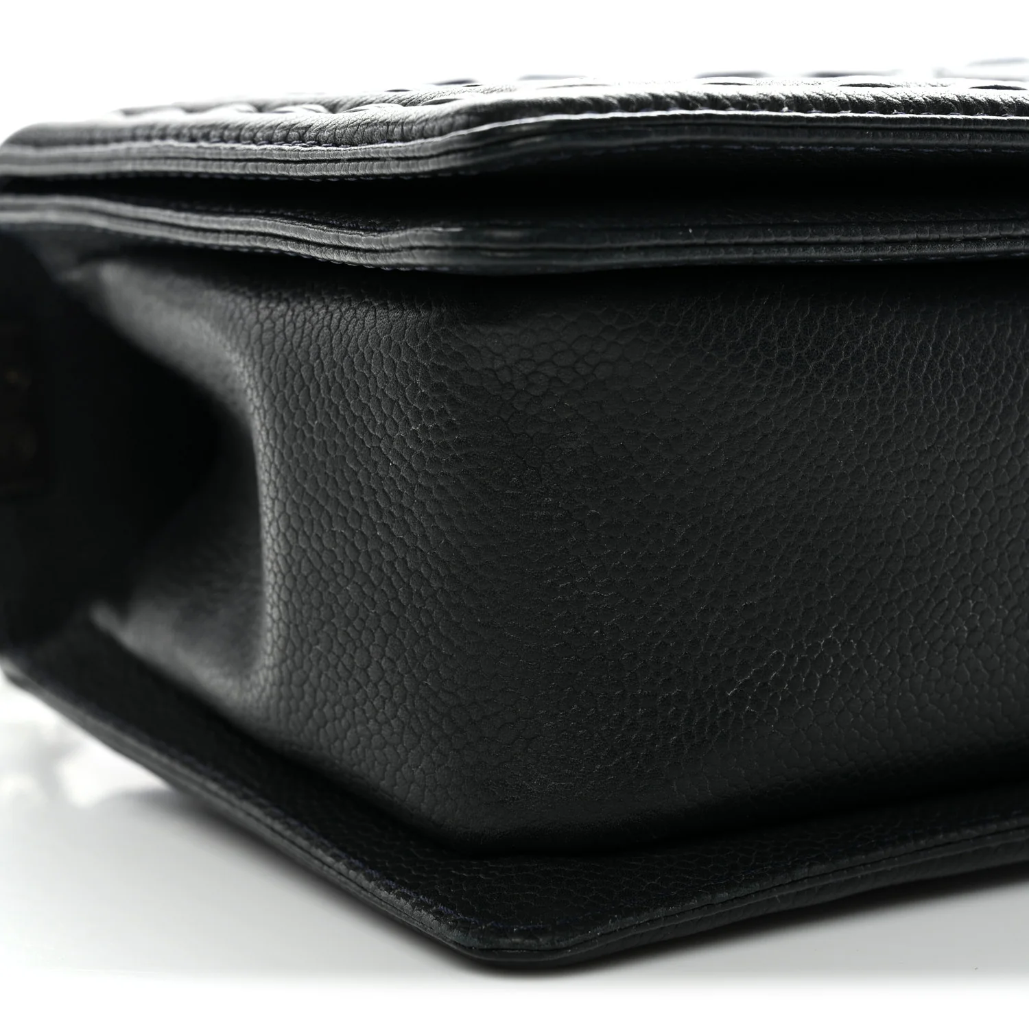 Caviar Stitched Medium Boy Flap Blue - Image 9