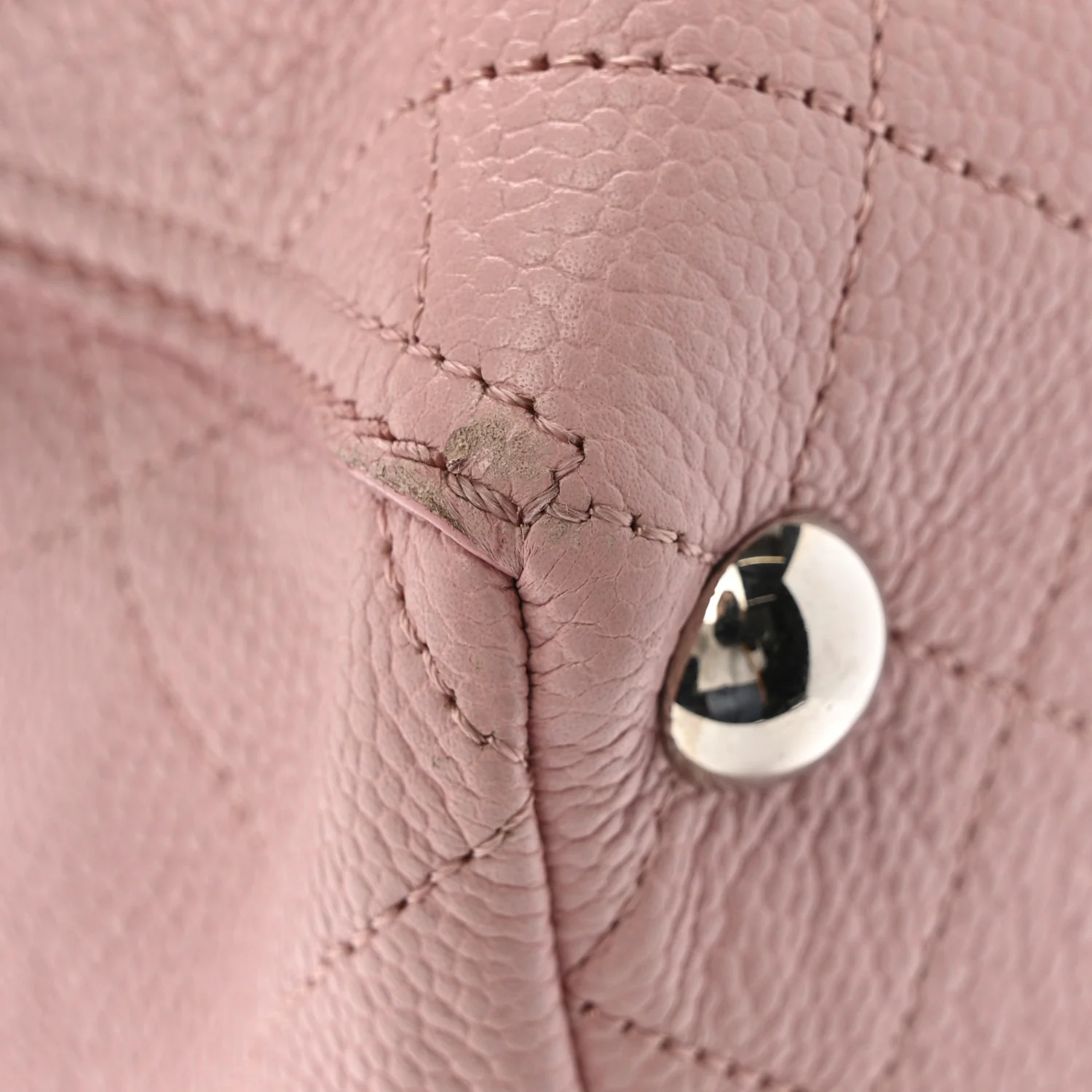 Caviar Stitched Medium CC Pocket Hobo Pink - Image 15
