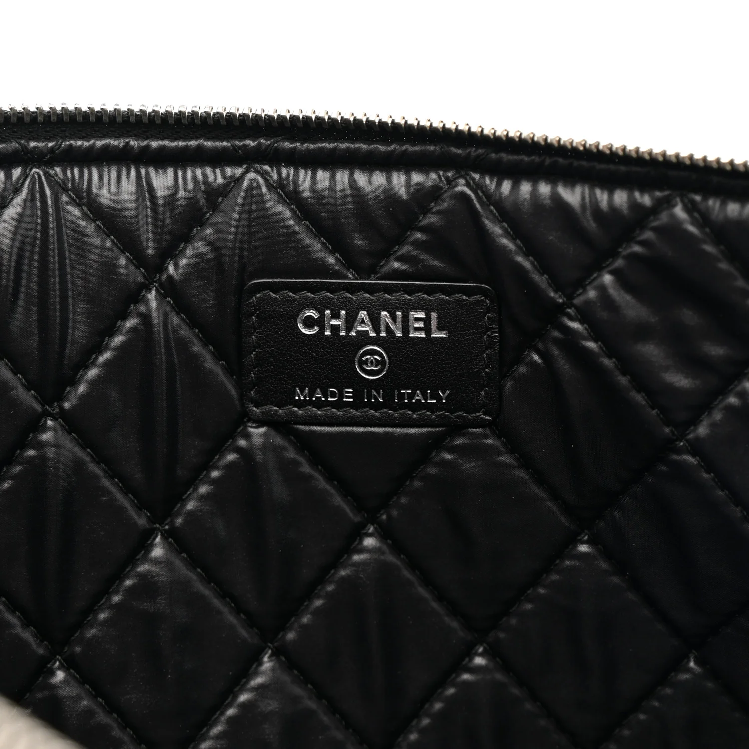 Caviar Studded Medium Deauville Pouch Black - Image 6